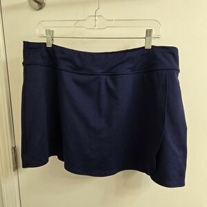 TYR Swim Skort, Navy, Size 18